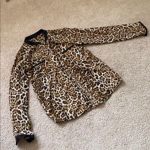 Leopard Print Blouse